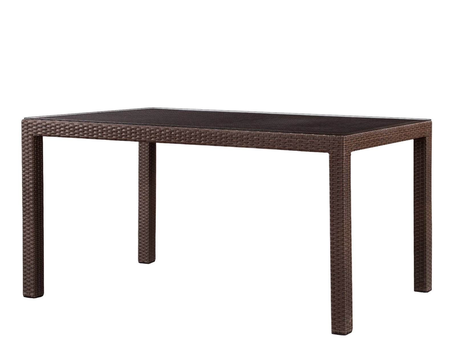 Обеденный комплект мебели 150*90 YALTA/LAGUNE CLASSIC brown на 6 персон для кафе и ресторанов