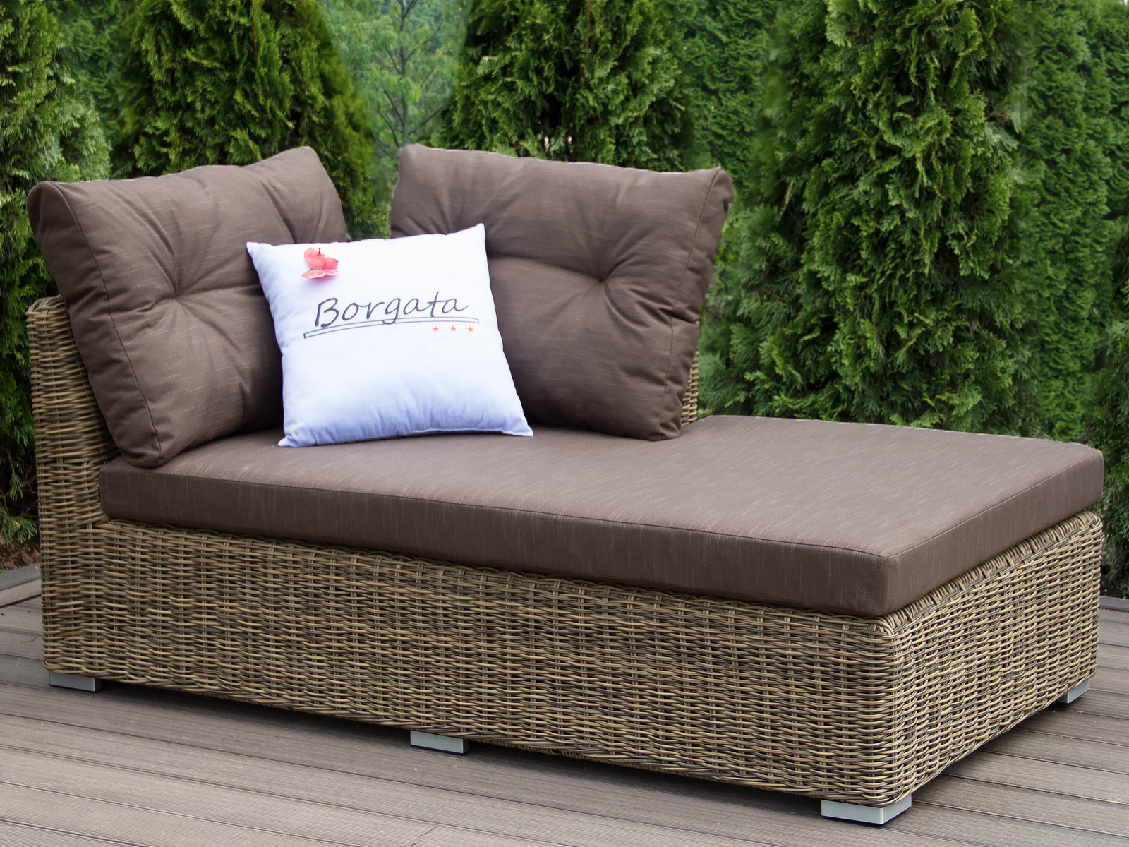 П-образный угловой диван LEON nature с модулем кофейного столика