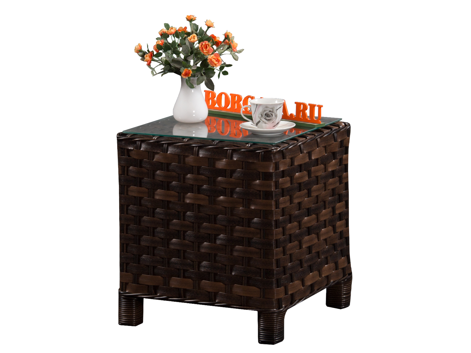 Лаунж зона ARIA CLASSIC brown с диваном 2-х и двумя столиками